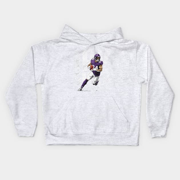 Irv Smith Jr. Minnesota Retro Kids Hoodie by Buya_Hamkac